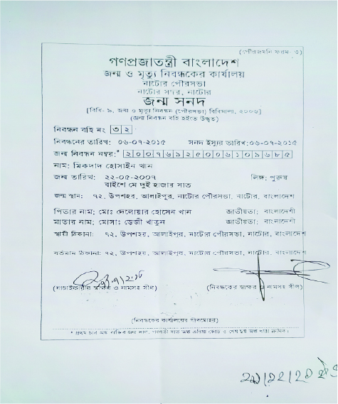 Image of মিকদাদ হোসাইন খান (আকিব)